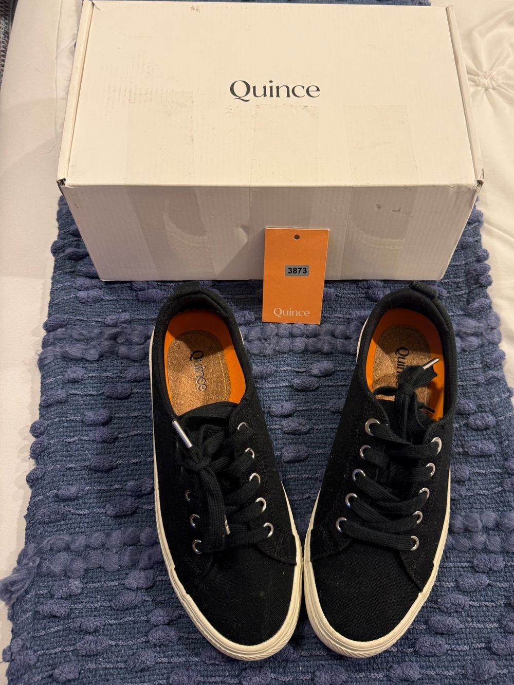 Quince Black Canvas Sneakers